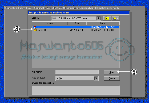 Cara Install Windows XP Dengan menggunakan Norton Ghost