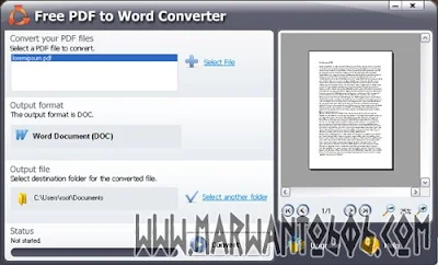 Free PDF to Word Converter 5.1